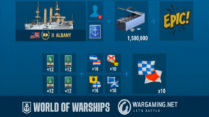 World of Warships - Starter Pack: Albany Giveaway