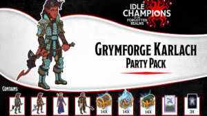 Idle Champions of the Forgotten Realms - Grymforge Karlach Party Pack Giveaway